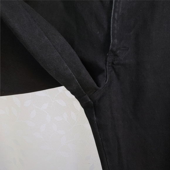 Vintage 90s High Rise Denim Mom Jeans 100% Cotton Washed Black Ozark 26 - Picture 10 of 15